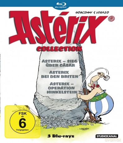Asterix Collection (Asterix in Britain / Asterix and the Big Fight  / Asterix vs. Caesar) [3xBlu-Ray]
