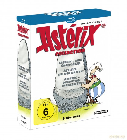 Asterix Collection (Asterix in Britain / Asterix and the Big Fight  / Asterix vs. Caesar) [3xBlu-Ray]