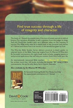 1 Samuel: Attaining Wealth That Money Can't Buy (Wiersbe Bible Study Series) - Warren W. Wiersbe [KSIĄŻKA]