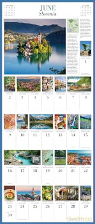 1,000 Places to See Before You Die Picture-A-Day Wall Calendar 2024: A Traveler's Calendar - Patricia Schultz [KALENDARZ]