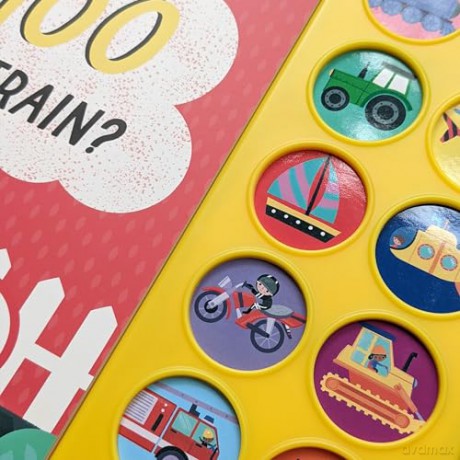 10 BUTTON SOUND BOOK - LET'S ZOOM (Let's! Sound Books) - Sarah Wade [KSIĄŻKA]