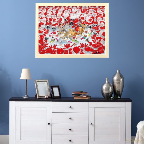 1000 Piece Jigsaw Puzzle - Christmas Scramble by Mike Jupp -1000 Piece Jigsaw Puzzles for Adults - Hardest Jigsaw Puzzle, Festive Puzzle, Present [PUZZLE]