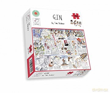 1000 Piece Jigsaw Puzzle - Comical Gin by Tim Bulmer - 1000 Piece Puzzles for Adults Colourful Jigsaw Puzzle, Gift for Gin Lovers 66cm X 50cm Funny Jigsaw Puzzles, Alcohol Lovers Gift [PUZZLE]