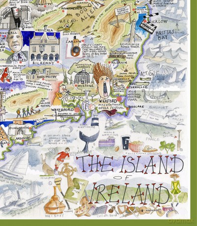 1000 Piece Jigsaw Puzzle - Comical Map Of Ireland Artwork By Tim Bulmer - Comical 1000 Piece Puzzles For Adults Colorful Jigsaw Puzzle 66cm X 50cm Funny Jigsaw Puzzles, Irish Gift, St Patricks [PUZZLE]