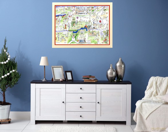 1000 Piece Jigsaw Puzzle - Cricket By Tim Bulmer - Comical 1000 Piece Puzzles for Adults Colorful Jigsaw Puzzle 66cm X 50cm Funny Sports Jigsaw Puzzles [PUZZLE]