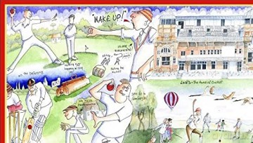 1000 Piece Jigsaw Puzzle - Cricket By Tim Bulmer - Comical 1000 Piece Puzzles for Adults Colorful Jigsaw Puzzle 66cm X 50cm Funny Sports Jigsaw Puzzles [PUZZLE]
