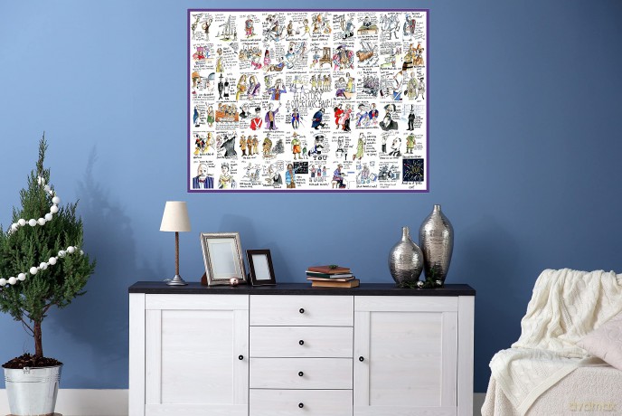1000 Piece Jigsaw Puzzle - History By Tim Bulmer - Comical For Adults Colourful Jigsaw Puzzle 66cm X 50cm Funny [PUZZLE]