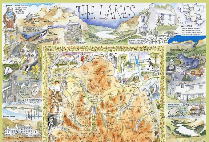 1000 Piece Jigsaw Puzzle - The Lake District By Tim Bulmer - Comical 1000 Piece Puzzles for Adults Colorful Jigsaw Puzzle 66cm X 50cm Funny Jigsaw Puzzles [PUZZLE]