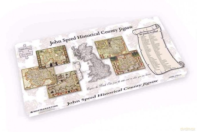 1000 Piece Jigsaw Puzzle for Adult Ryco Originals Cumberland Historical Map Free Print [GRA]