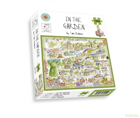 1000 Piece Puzzle For Adults - In The Garden By Tim Bulmer, Large Puzzle 66cm X 50cm In Size. Challenging To Complete But Fun And Humorous [PUZZLE]