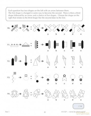 11+ GL 10-Minute Tests: Non-Verbal Reasoning - Ages 10-11 Book 2 (with Online Edition) (CGP GL 11+ Ages 10-11) - CGP Books [KSIĄŻKA]