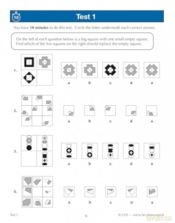 11+ GL 10-Minute Tests: Non-Verbal Reasoning - Ages 10-11 Book 2 (with Online Edition) (CGP GL 11+ Ages 10-11) - CGP Books [KSIĄŻKA]