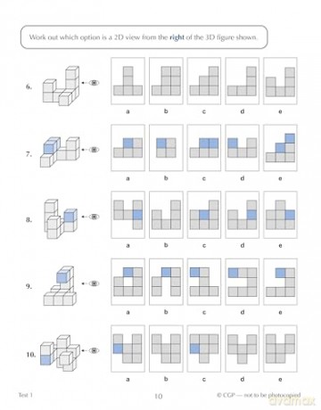 11+ GL 10-Minute Tests: Non-Verbal Reasoning Spatial - Ages 10-11 Book 2 (with Online Edition) (CGP GL 11+ Ages 10-11) - CGP Books [KSIĄŻKA]