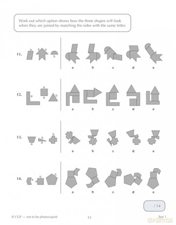 11+ GL 10-Minute Tests: Non-Verbal Reasoning Spatial - Ages 10-11 Book 2 (with Online Edition) (CGP GL 11+ Ages 10-11) - CGP Books [KSIĄŻKA]