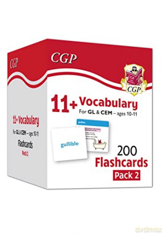 11+ Vocabulary Flashcards for Ages 10-11 - Pack 2: for the 2024 exams (CGP 11+ Ages 10-11) - CGP Books [KSIĄŻKA]