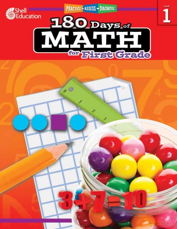 180 Days Of Math Gr 1 [KSIĄŻKA]