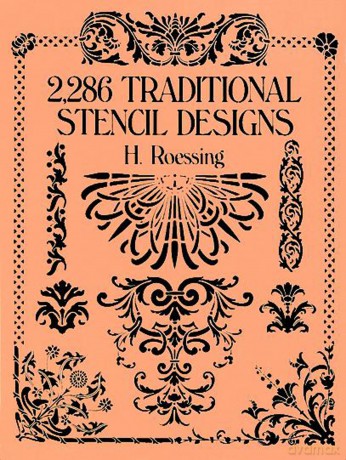 2,286 Traditional Stencil Designs (Dover Pictorial Archive) - Joseph Bruchac [KSIĄŻKA]
