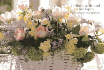 20 Notecards and Envelopes: Pink Tulip - a delightful pack of flower gift cards and decorative envelopes (cards, stationery) - Peony Press [KSIĄŻKA]