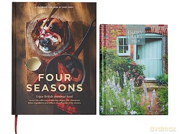 2024 Dairy Diary + Four Seasons Cookbook - Emily Davenport [KSIĄŻKA]