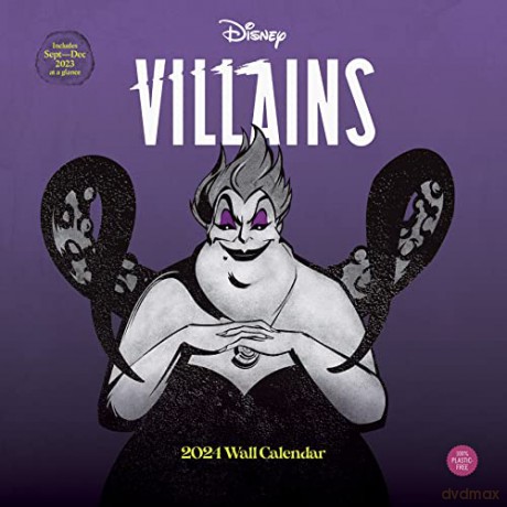 2024 Disney Villains Wall Calendar - Disney [KALENDARZ]