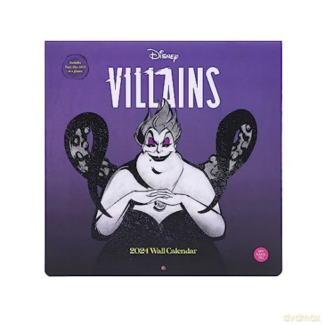 2024 Disney Villains Wall Calendar - Disney [KALENDARZ]