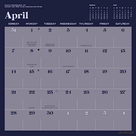 2024 Disney Villains Wall Calendar - Disney [KALENDARZ]