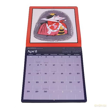 2024 Disney Villains Wall Calendar - Disney [KALENDARZ]