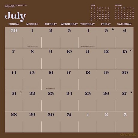 2024 Disney Villains Wall Calendar - Disney [KALENDARZ]