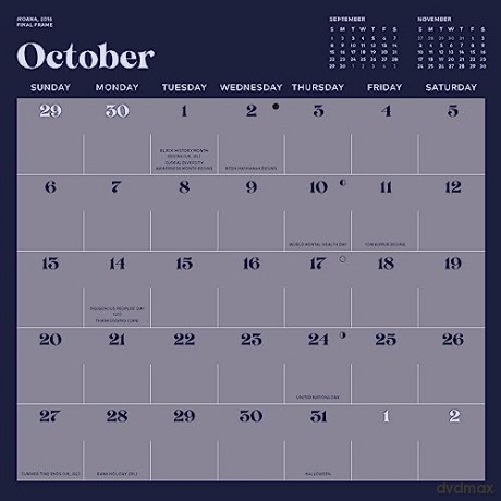 2024 Disney Villains Wall Calendar - Disney [KALENDARZ]