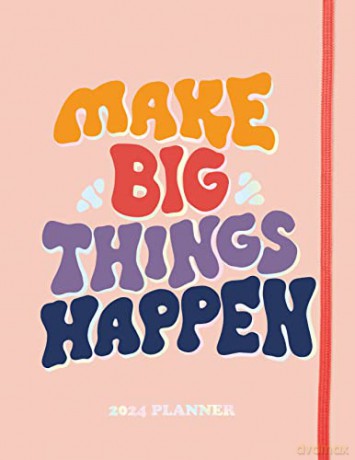 2024 Make Big Things Happen Large Monthly Planner: A Deluxe 17-Month Organizer for Planning Your Dreams and Reaching Your Goals - Sourcebooks [KSIĄŻKA]