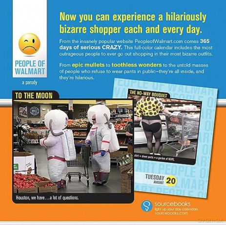 2024 People of Walmart Boxed Calendar: 365 Days of Shop and Awe - Adam Kipple [KALENDARZ]