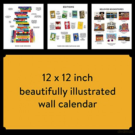 2024 Wall Calendar: Bibliophile Diverse Spines - Jane Mount [KALENDARZ]