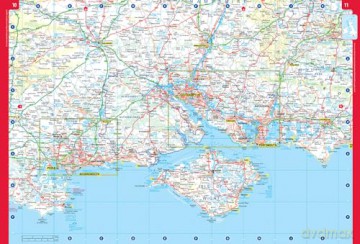 2025 Collins Big Road Atlas Britain and Northern Ireland: A3 Spiral (Collins Road Atlas) - Collins Maps [KSIĄŻKA]