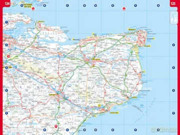 2025 Collins Essential Road Atlas Britain and Northern Ireland: A4 Spiral (Collins Road Atlas) - Collins Maps [KSIĄŻKA]