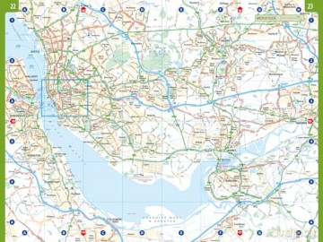 2025 Collins Essential Road Atlas Britain and Northern Ireland: A4 Spiral (Collins Road Atlas) - Collins Maps [KSIĄŻKA]