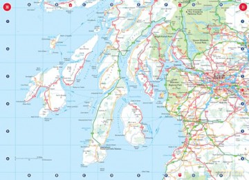 2025 Collins Handy Road Atlas Britain and Ireland: A5 Spiral (Collins Road Atlas) - Collins Maps [KSIĄŻKA]