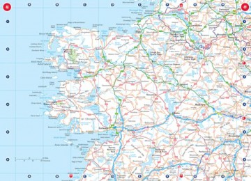 2025 Collins Handy Road Atlas Britain and Ireland: A5 Spiral (Collins Road Atlas) - Collins Maps [KSIĄŻKA]