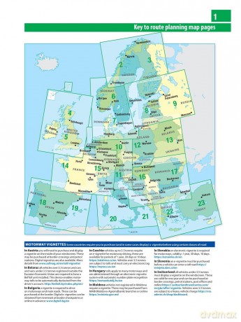 2025 Philip's Easy to Read Multiscale Road Atlas Europe: (A4 Spiral binding) (Philip's Road Atlases) - Philip's Maps [KSIĄŻKA]