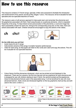 21 Fun Songs to Teach French Phonics: Sing and Dance your Way to Perfect Pronunciation - Catherine Cantin [KSIĄŻKA]