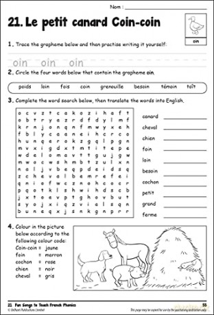 21 Fun Songs to Teach French Phonics: Sing and Dance your Way to Perfect Pronunciation - Catherine Cantin [KSIĄŻKA]
