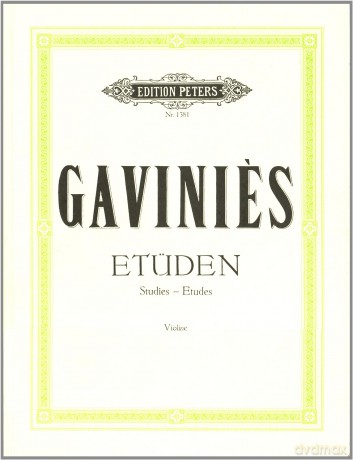 24 Etudes Matinees Violon - Pierre Gavinies [KSIĄŻKA]