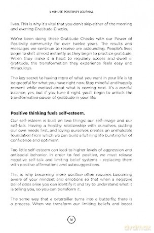 3 Minute Positivity Journal: Boost Your Mood. Train Your Mind. Change Your Life. - Kristen Butler [KSIĄŻKA]