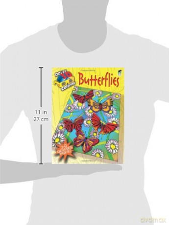 3-D Coloring Book - Butterflies (Dover 3-D Coloring Book) - Jessica Mazurkiewicz [KSIĄŻKA]