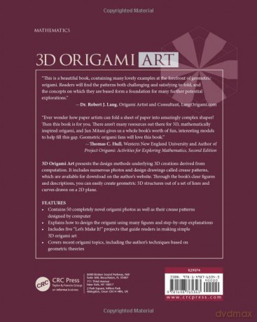 3D Origami Art (AK Peters/CRC Recreational Mathematics Series) - Jun Mitani [KSIĄŻKA]