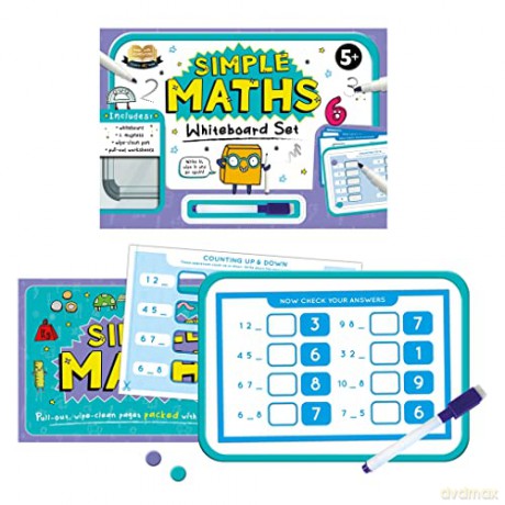 5+ Simple Maths (Help With Homework Book and Whiteboard Set) [KSIĄŻKA]