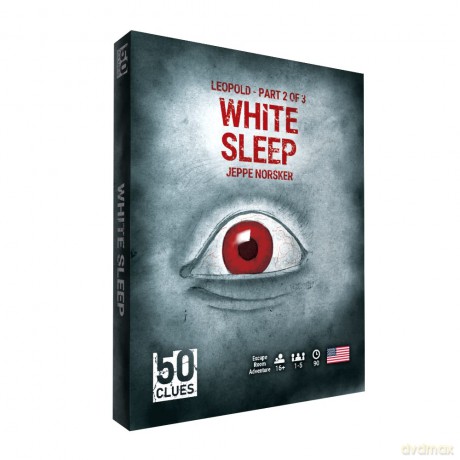 50 Clues | 50 Clues - Part 2: White Sleep | Puzzle Escape Game | Ages 16+ | 1-5 Players | 90 Minutes Playing Time [KSIĄŻKA]