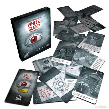 50 Clues | 50 Clues - Part 2: White Sleep | Puzzle Escape Game | Ages 16+ | 1-5 Players | 90 Minutes Playing Time [KSIĄŻKA]