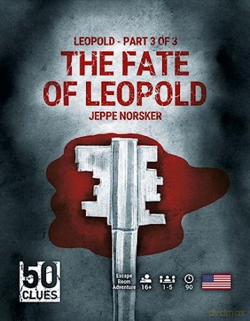 50 Clues | 50 Clues - Part 3: The Fate of Leopold | Puzzle Escape Game | Ages 16+ | 1-5 Players | 90 Minutes Playing Time [KSIĄŻKA]