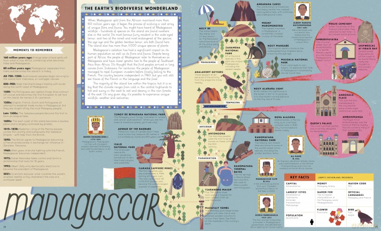 50 Maps of the World: Explore the globe with 50 fact-filled maps! (Americana) - Ben Handicott [KSIĄŻKA]