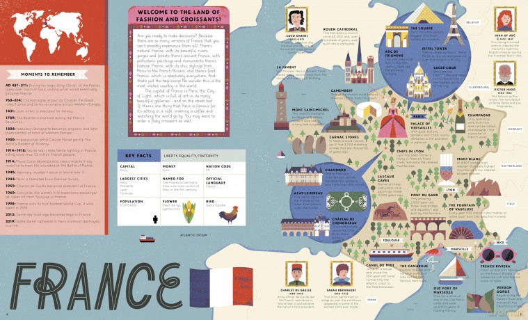 50 Maps of the World: Explore the globe with 50 fact-filled maps! (Americana) - Ben Handicott [KSIĄŻKA]